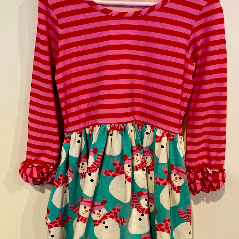 Kelly’s Kids snowman dress size 5-6